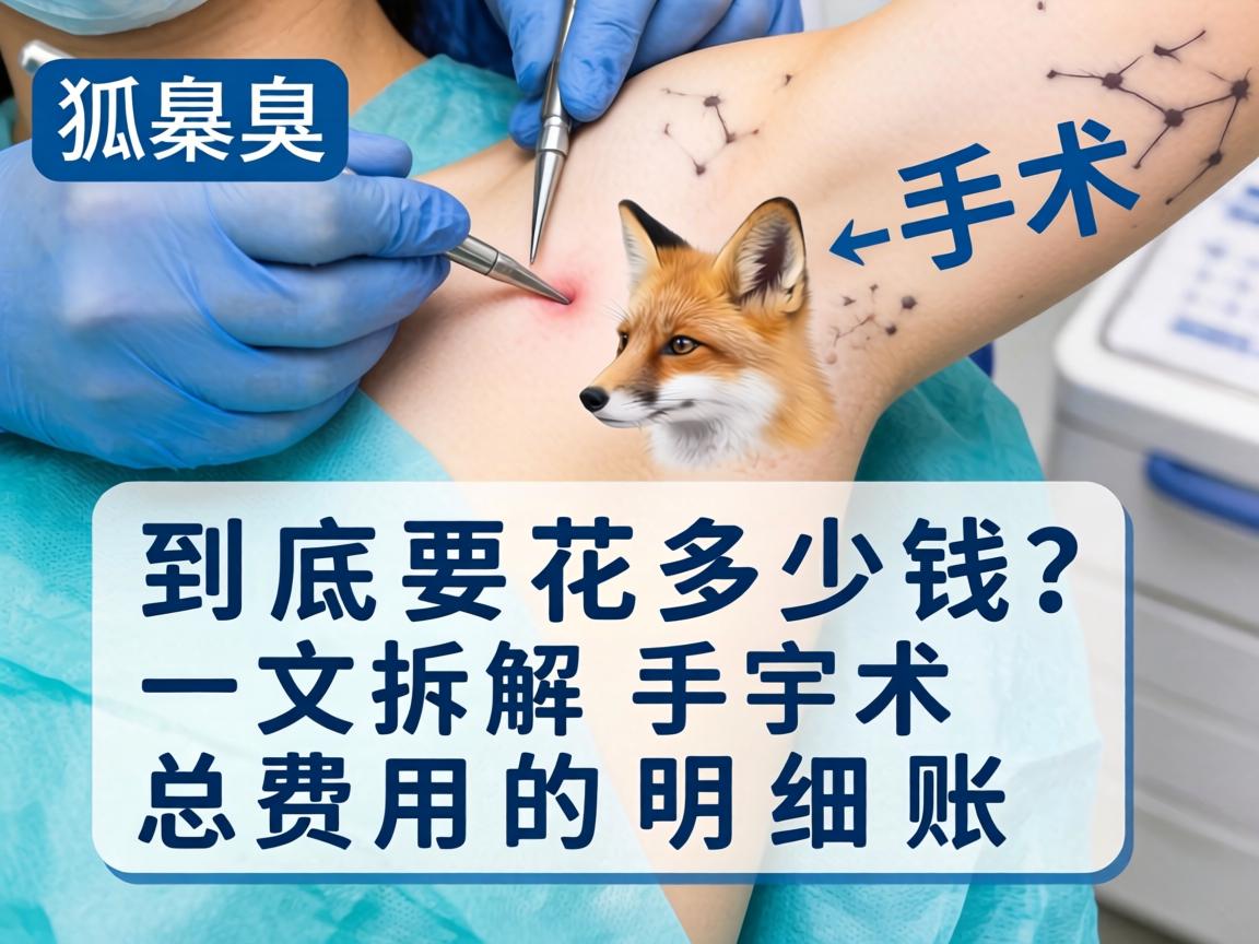 狐臭手术到底要花多少钱？一文拆解手术总费用的明细账