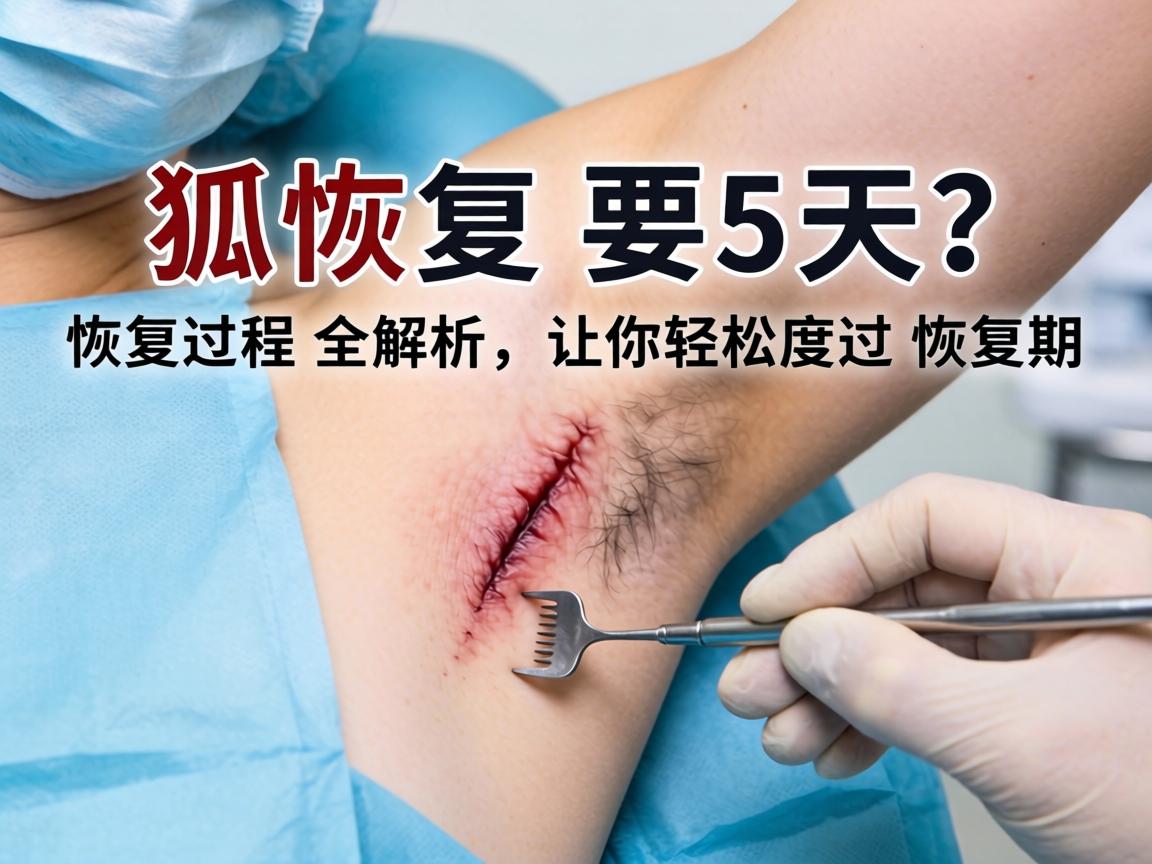狐臭微创手术恢复要几天？恢复过程全解析，让你轻松度过恢复期
