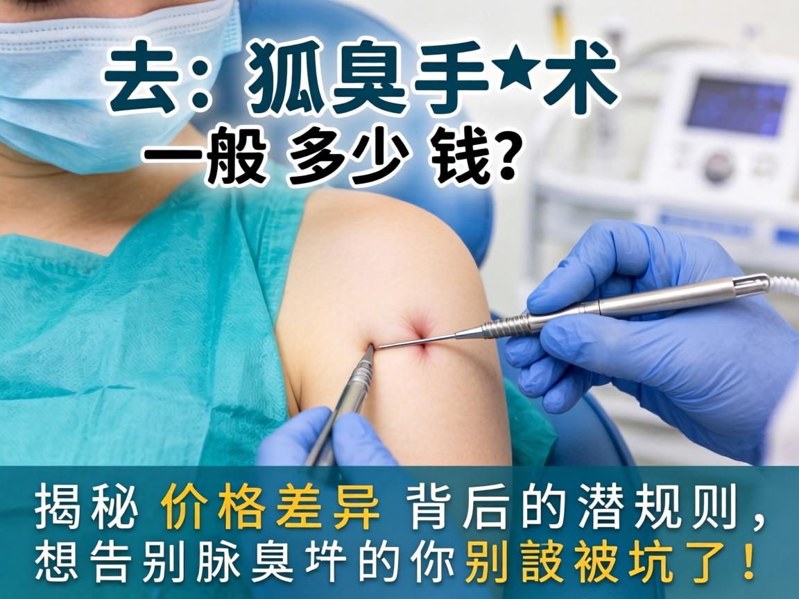 去狐臭手术一般多少钱？揭秘价格差异背后的潜规则，想告别腋臭的你别被坑了！