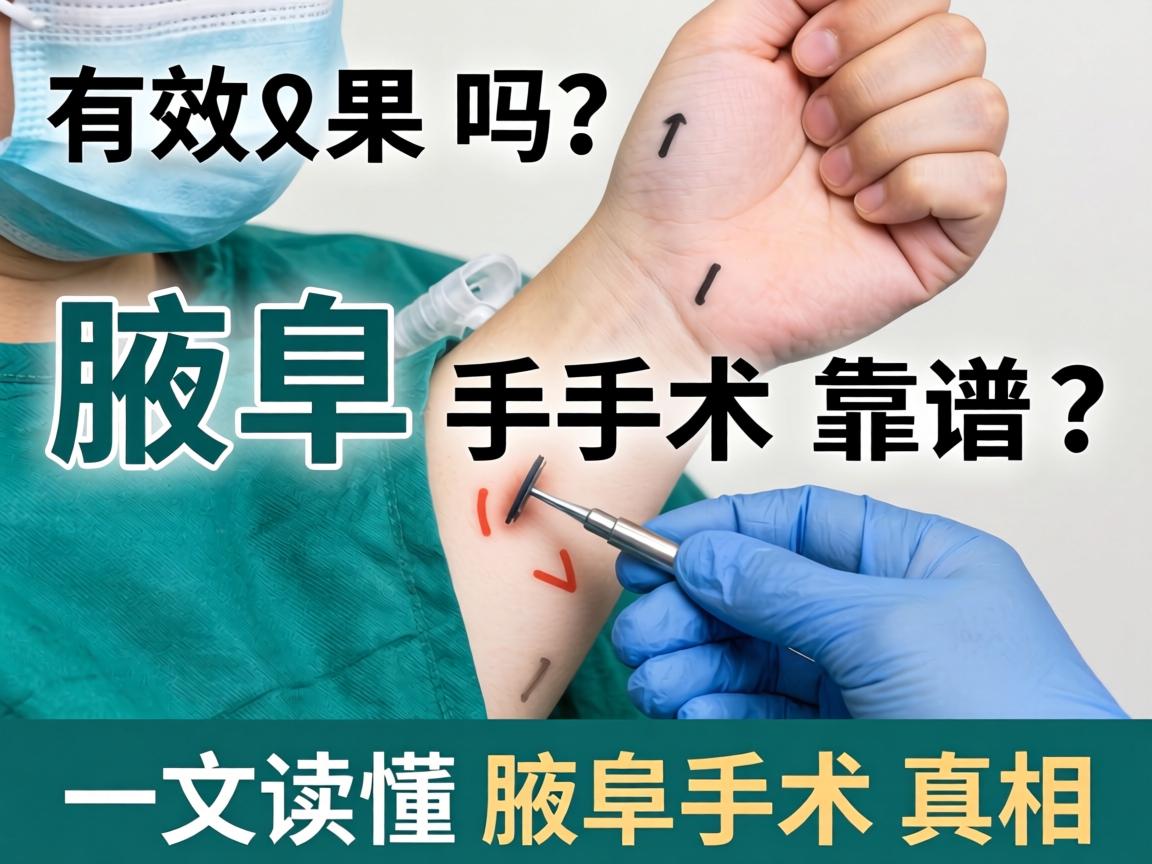 腋臭手术有效果吗？腋臭手术靠谱吗？一文读懂腋臭手术真相