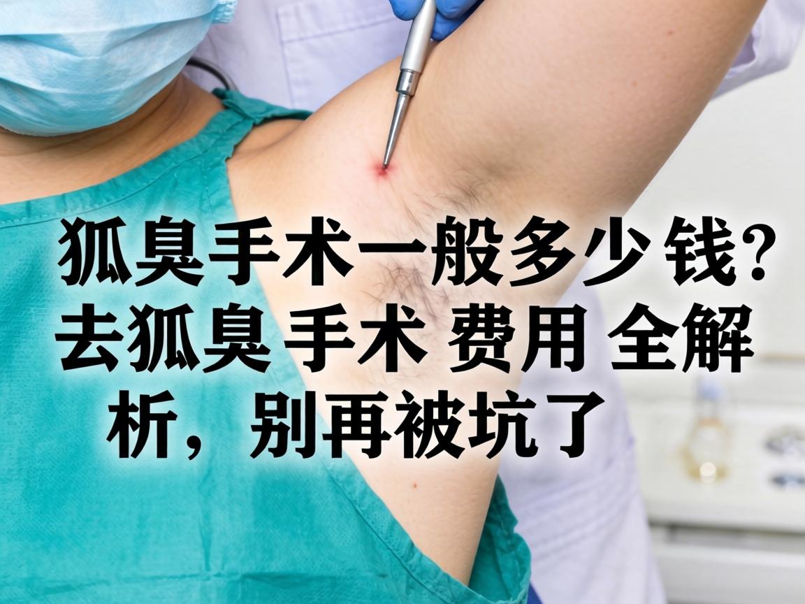 去狐臭手术一般多少钱？去狐臭手术费用全解析，别再被坑了
