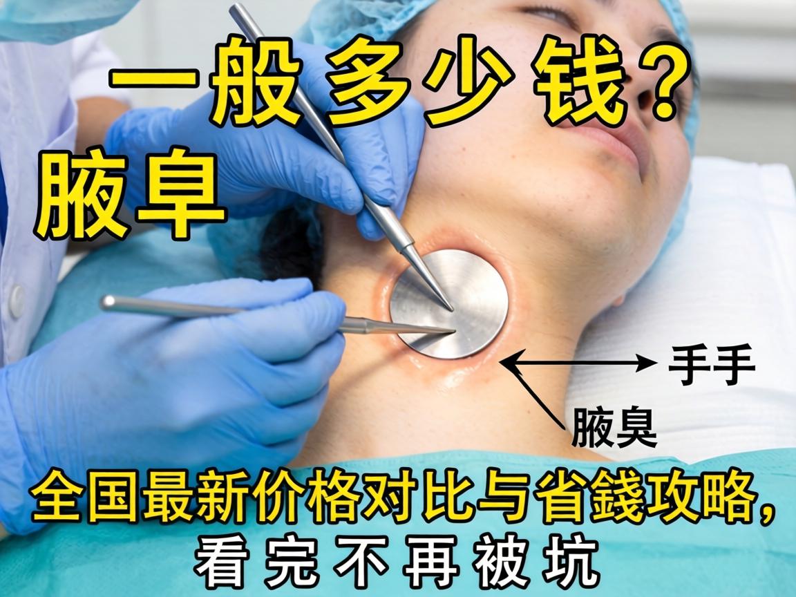 腋臭手术一般多少钱？全国最新价格对比与省钱攻略，看完不再被坑