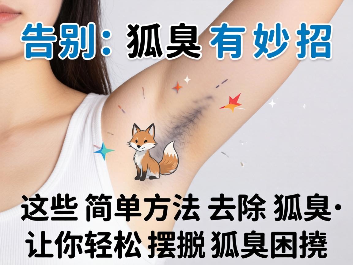 告别狐臭有妙招，这些简单方法去除狐臭，让你轻松摆脱狐臭困扰
