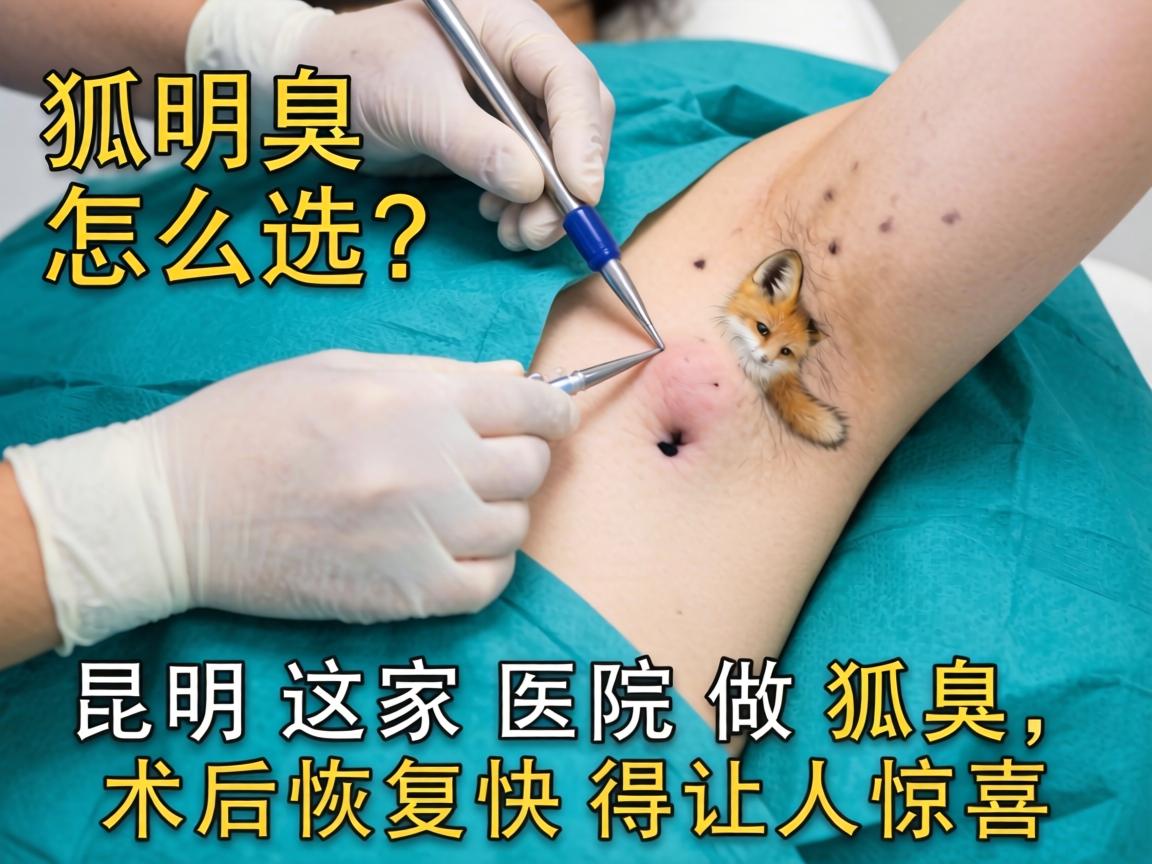 狐臭手术医院怎么选？昆明这家医院做狐臭，术后恢复快得让人惊喜