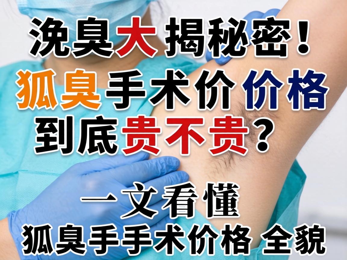 狐臭手术价格大揭秘！狐臭手术价格到底贵不贵？一文看懂狐臭手术价格全貌
