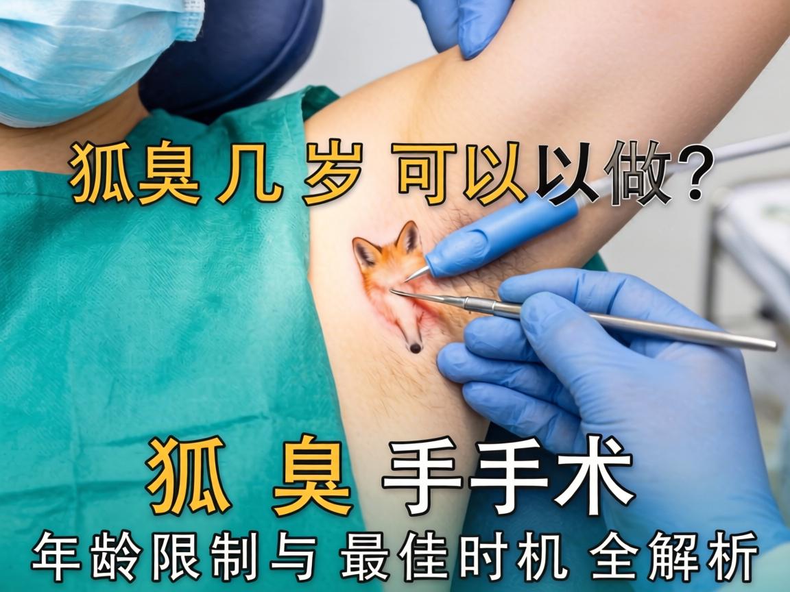 狐臭手术几岁可以做？狐臭手术年龄限制与最佳时机全解析