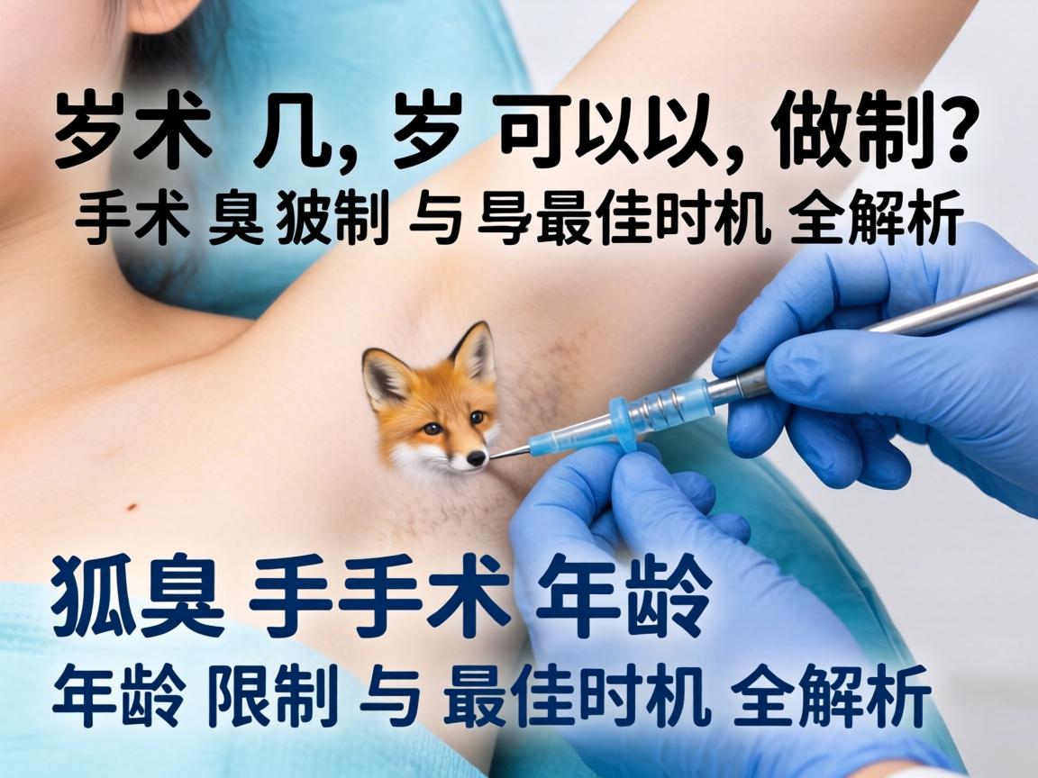 狐臭手术几岁可以做？狐臭手术年龄限制与最佳时机全解析