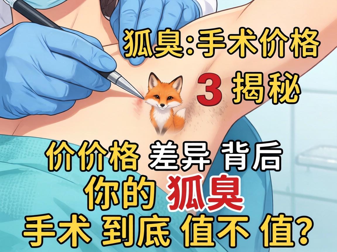狐臭手术价格揭秘，价格差异背后，你的狐臭手术到底值不值？