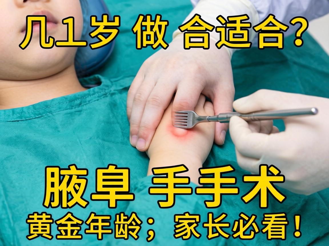 腋臭手术几岁做合适？腋臭手术黄金年龄，家长必看！