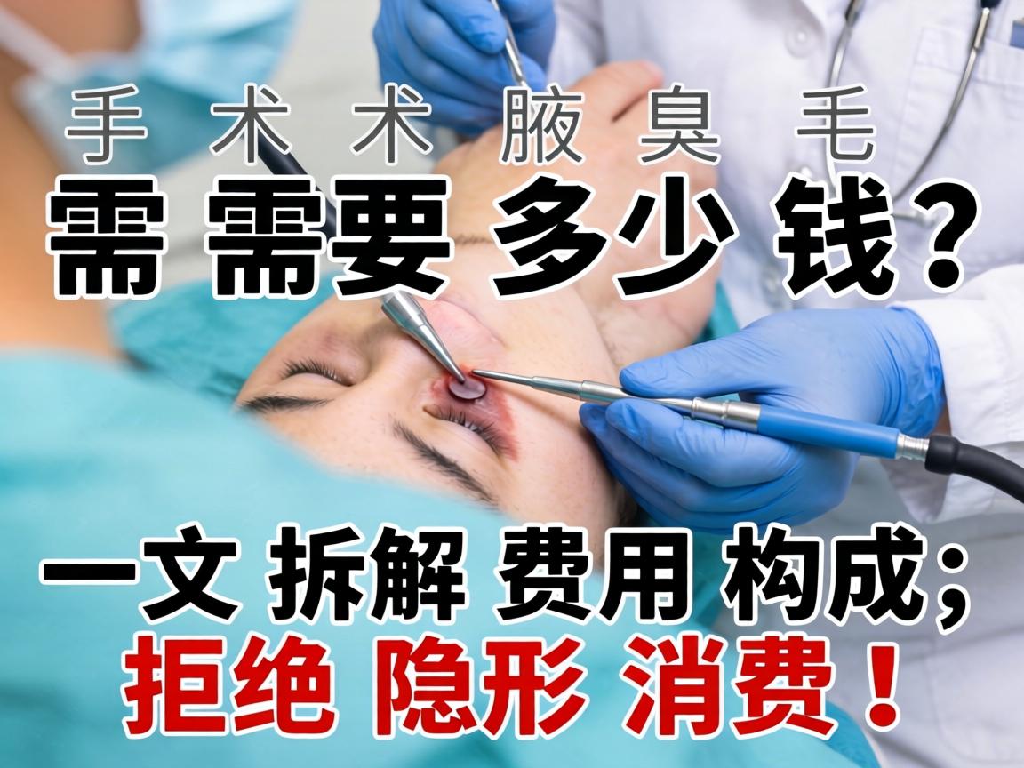 腋臭手术需要多少钱?一文拆解费用构成,拒绝隐形消费! 腋臭手术需要多少钱?一文拆解费用构成,拒绝隐形消费!