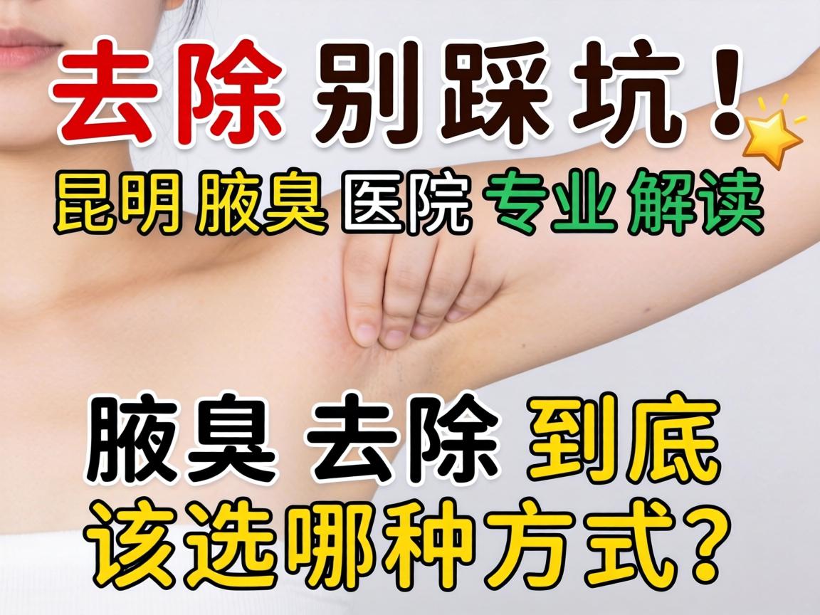 腋臭去除别踩坑!昆明腋臭医院专业解读,腋臭去除到底该选哪种方式? 腋臭去除别踩坑!昆明腋臭医院专业解读,腋臭去除到底该选哪种方式?