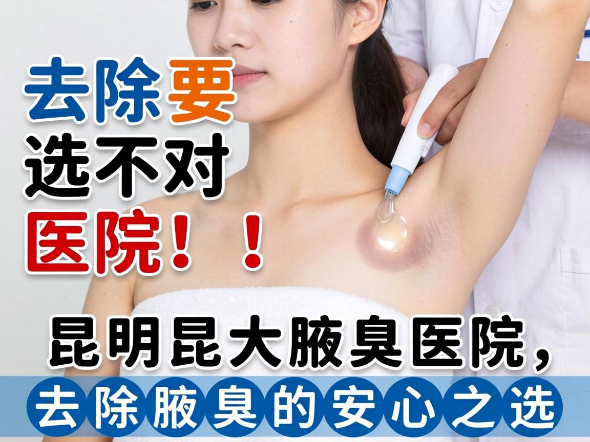 腋臭去除要选对医院！昆明昆大腋臭医院，去除腋臭的安心之选