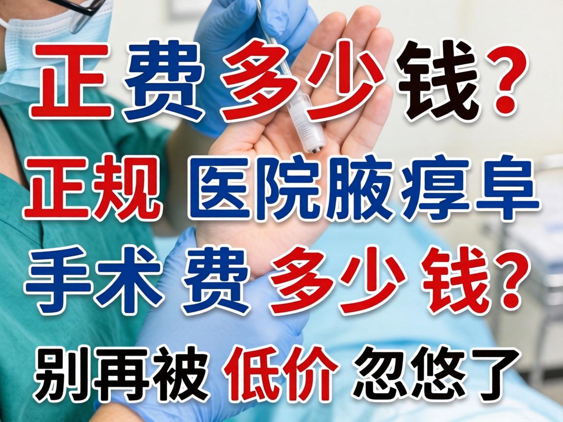 腋臭手术费多少钱？正规医院腋臭手术费多少钱？别再被低价忽悠了