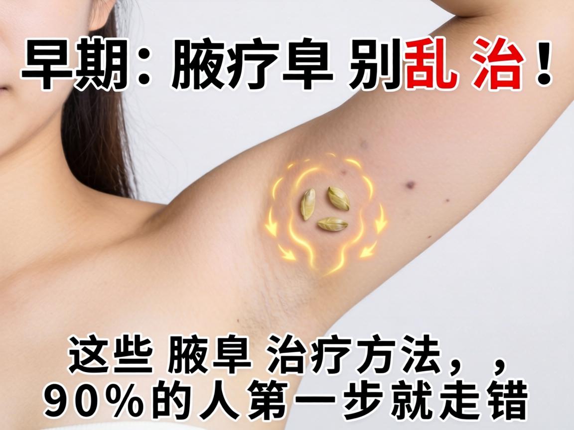 早期腋臭别乱治！这些腋臭治疗方法，90%的人第一步就走错