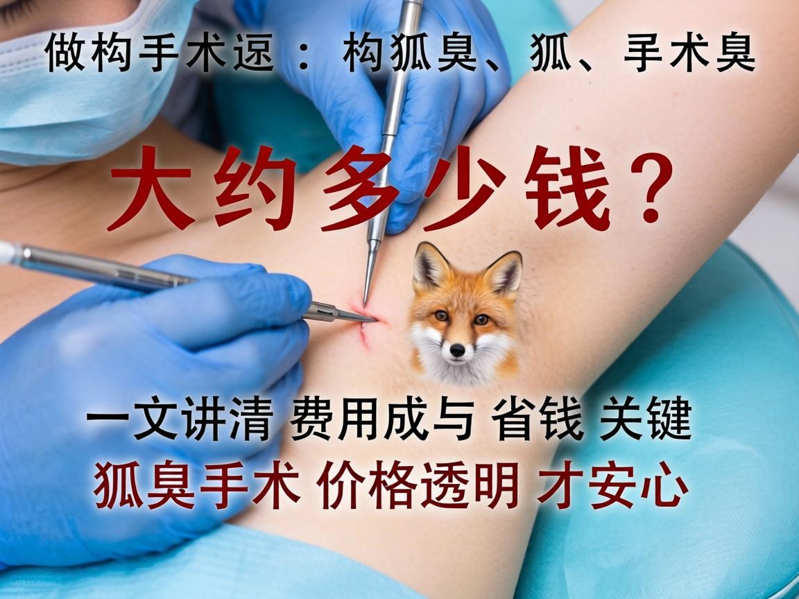 狐臭做手术大约多少钱？一文讲清费用构成与省钱关键，狐臭手术价格透明才安心