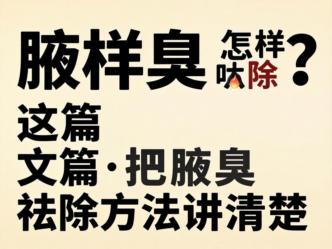 腋臭怎样除?这篇文章把腋臭祛除方法讲清楚 腋臭怎样除?这篇文章把腋臭祛除方法讲清楚