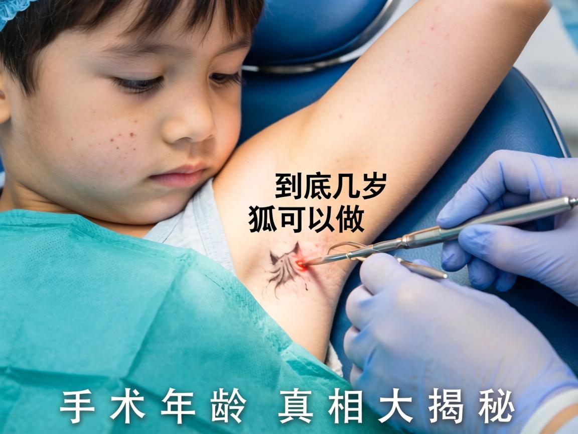 孩子狐臭手术，到底几岁可以做？手术年龄真相大揭秘