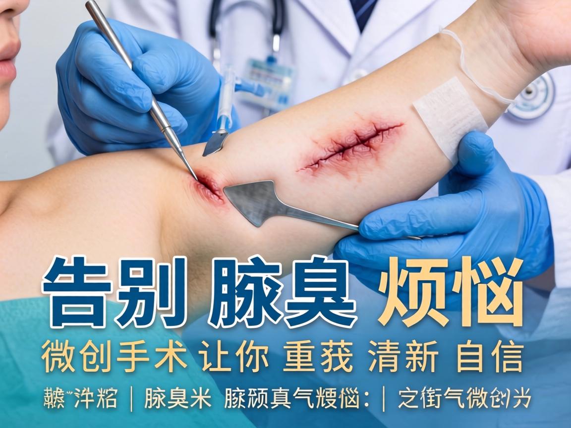 腋臭微创手术，告别腋臭烦恼，微创手术让你重获清新自信