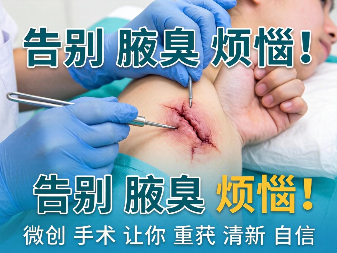 腋臭微创手术，告别腋臭烦恼，微创手术让你重获清新自信