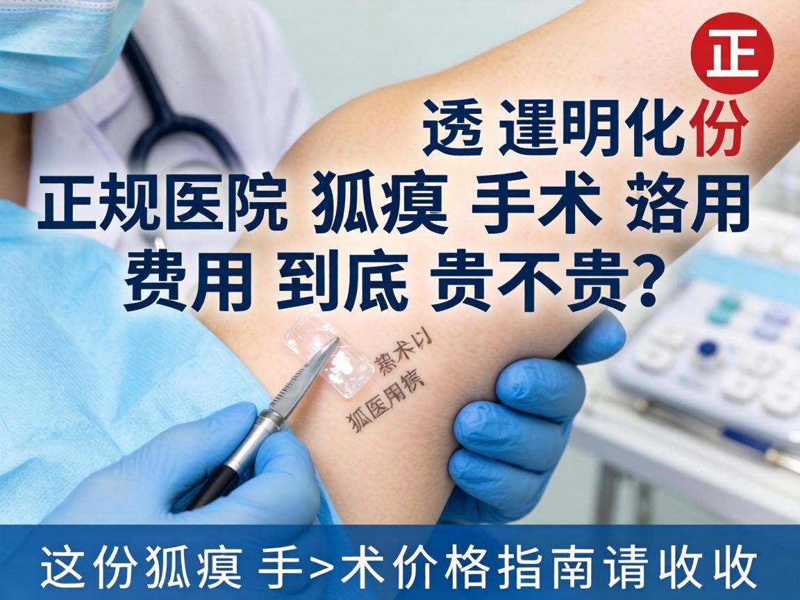 狐臭手术价格透明化，正规医院狐臭手术费用到底贵不贵？这份狐臭手术价格指南请收好