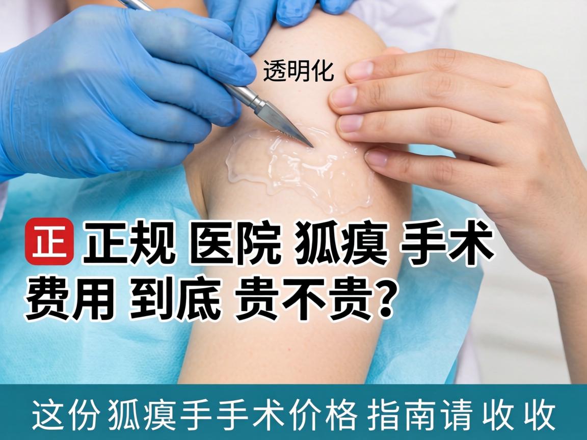 狐臭手术价格透明化，正规医院狐臭手术费用到底贵不贵？这份狐臭手术价格指南请收好
