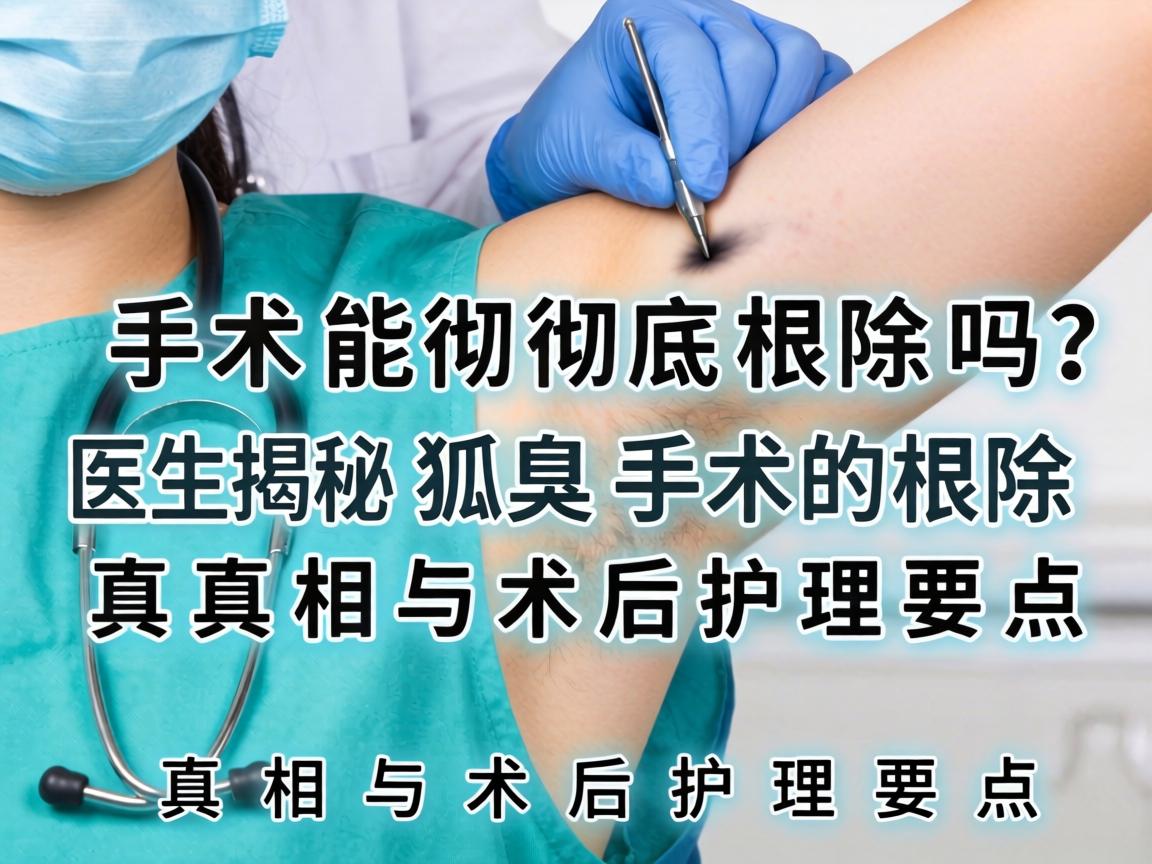 狐臭手术能彻底根除吗？医生揭秘狐臭手术的根除真相与术后护理要点