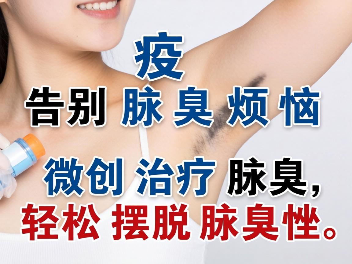 告别腋臭烦恼，微创治疗腋臭，轻松摆脱腋臭尴尬
