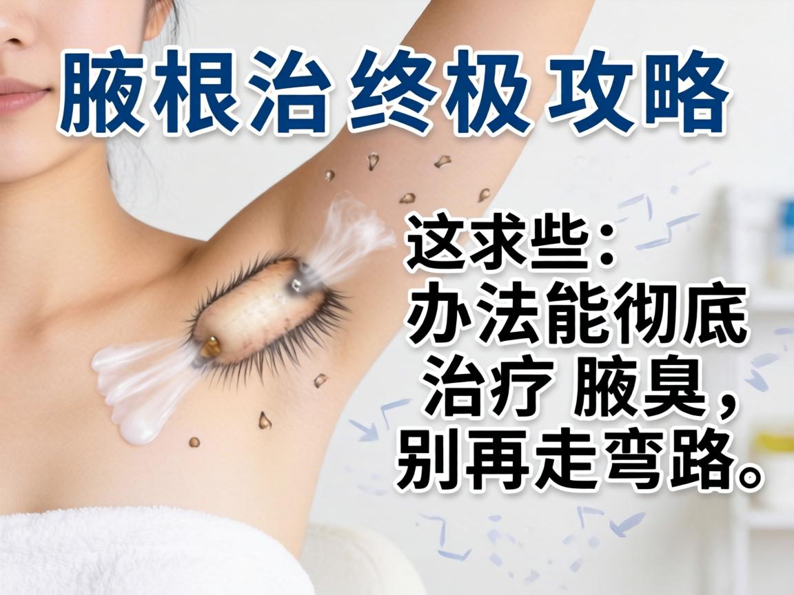 腋臭根治终极攻略，这些办法能彻底治疗腋臭，别再走弯路