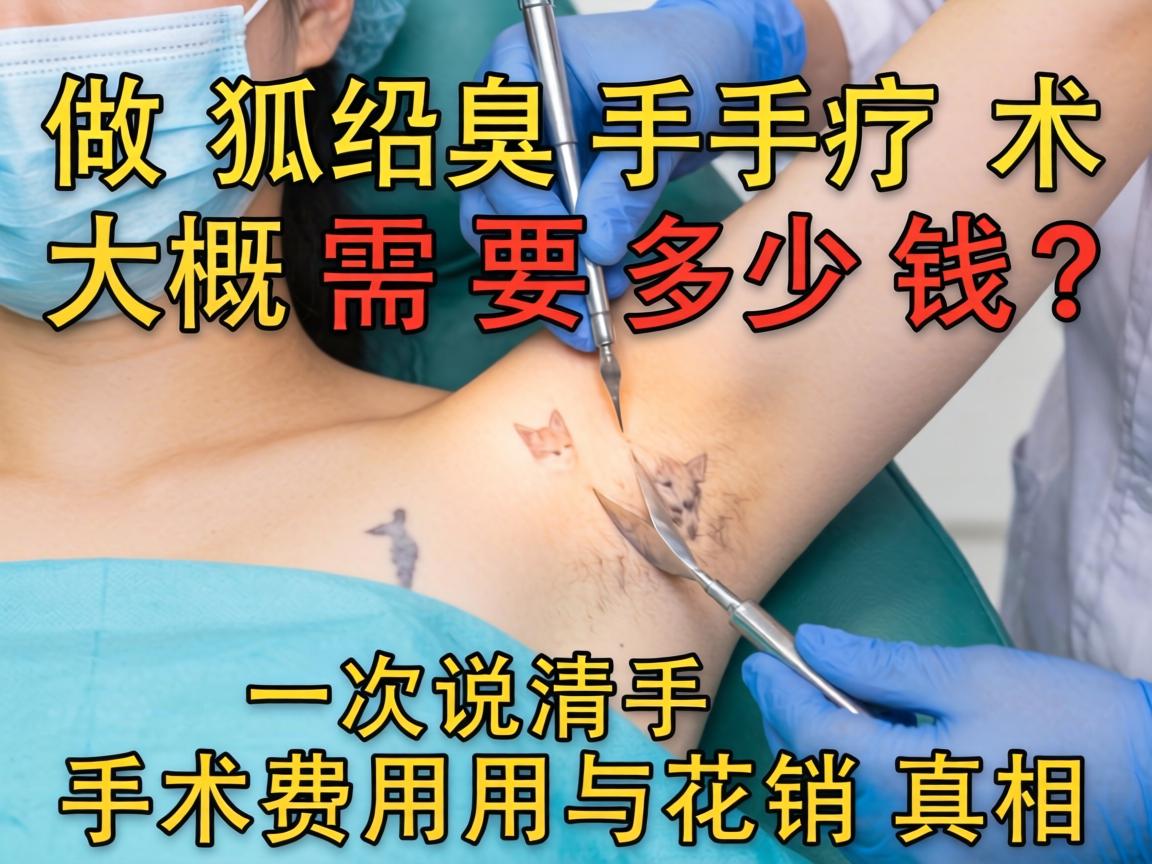 做狐臭手术大概需要多少钱？一次说清手术费用与花销真相