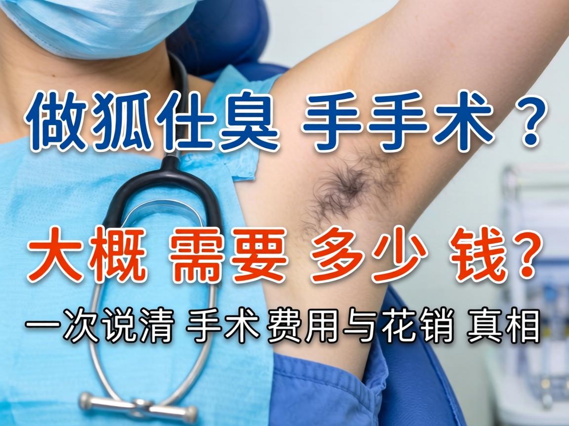 做狐臭手术大概需要多少钱？一次说清手术费用与花销真相