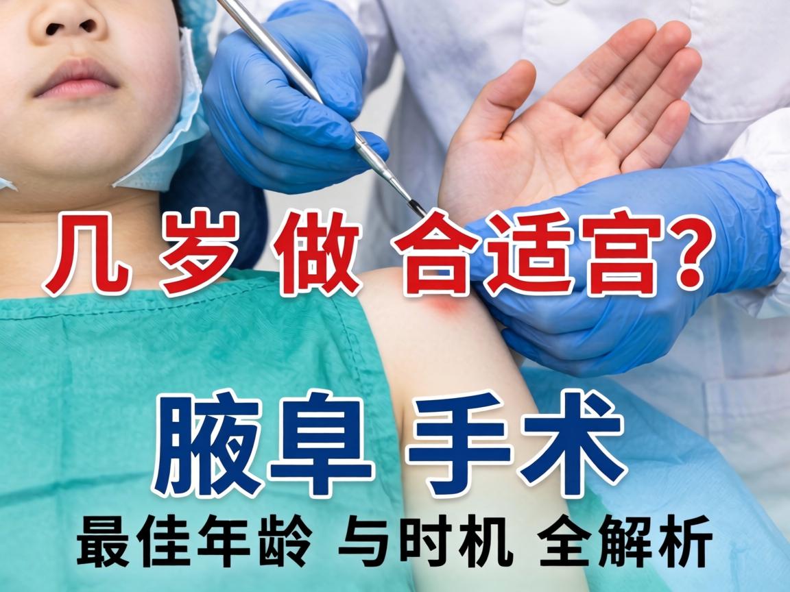 腋臭手术几岁做合适？腋臭手术最佳年龄与时机全解析