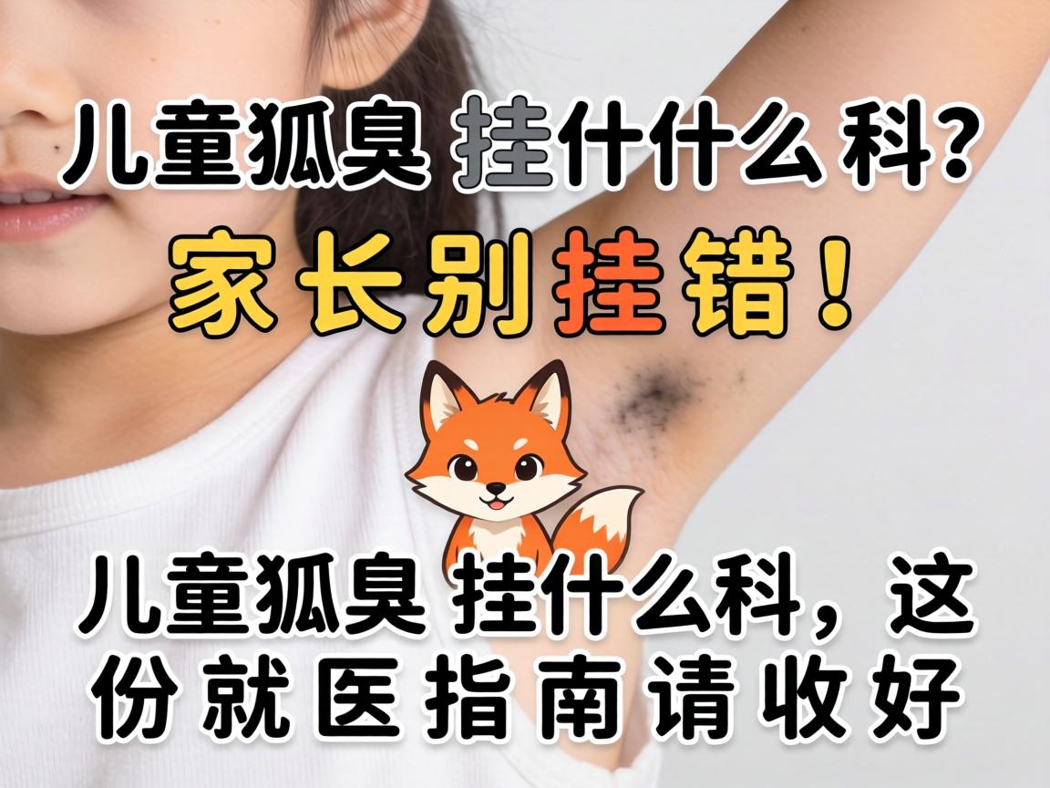 儿童狐臭挂什么科?家长别挂错!儿童狐臭挂什么科,这份就医指南请收好 儿童狐臭挂什么科?家长别挂错!儿童狐臭挂什么科,这份就医指南请收好