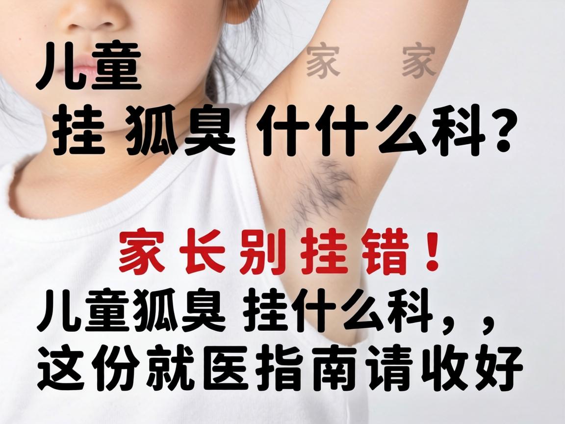 儿童狐臭挂什么科?家长别挂错!儿童狐臭挂什么科,这份就医指南请收好 儿童狐臭挂什么科?家长别挂错!儿童狐臭挂什么科,这份就医指南请收好