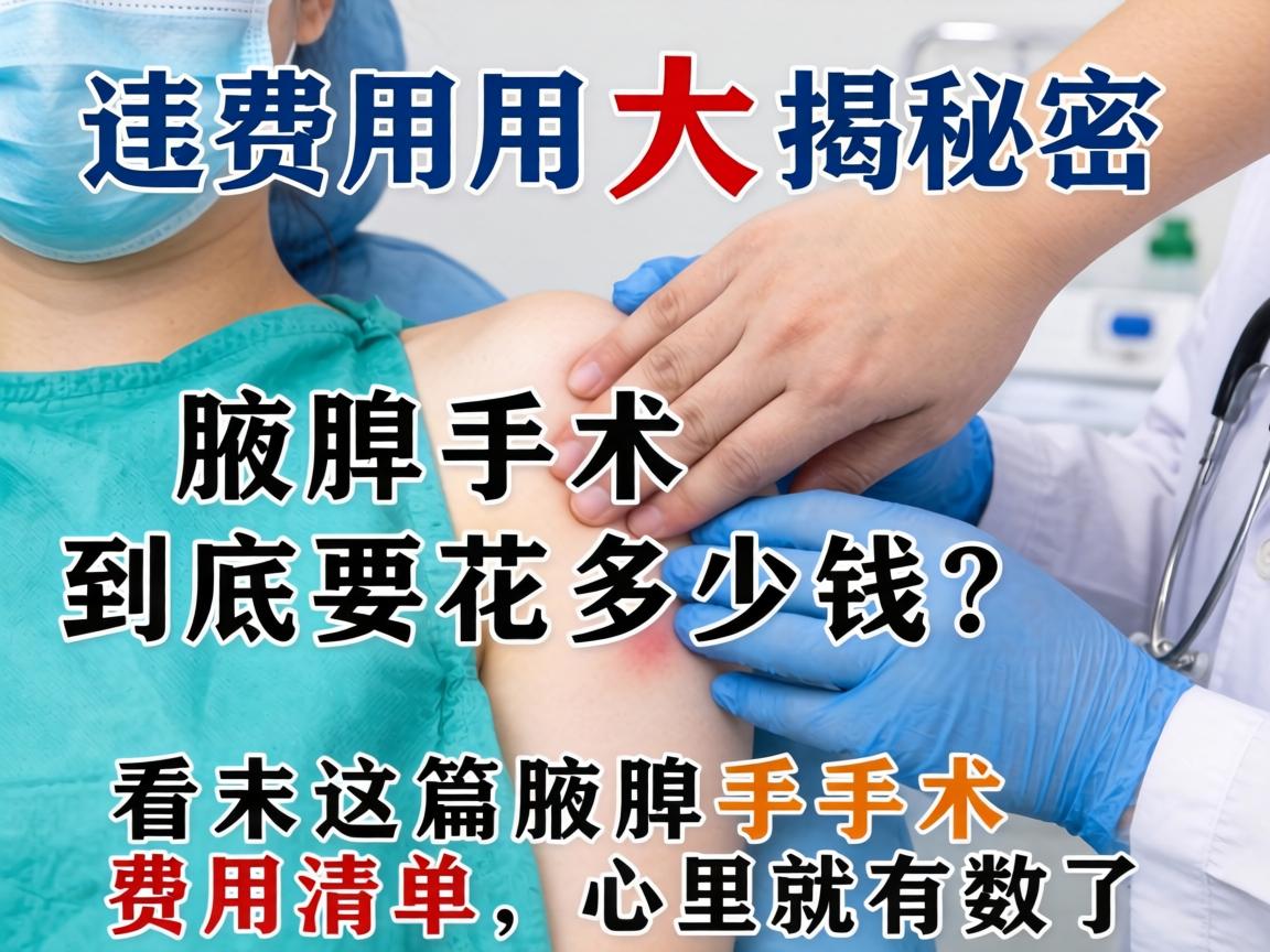 腋臭手术费用大揭秘，腋臭手术到底要花多少钱？看完这篇腋臭手术费用清单，心里就有数了