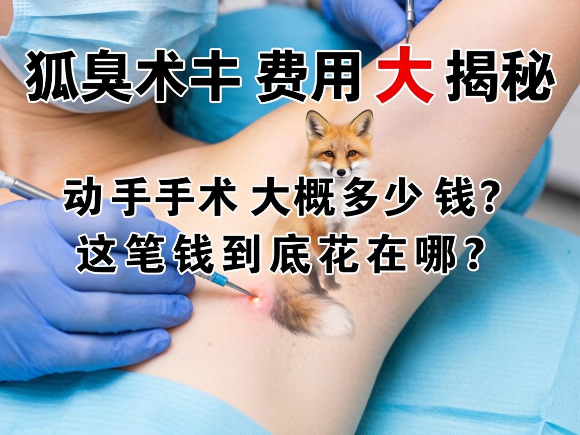 狐臭手术费用大揭秘，动手术大概多少钱？这笔钱到底花在哪？