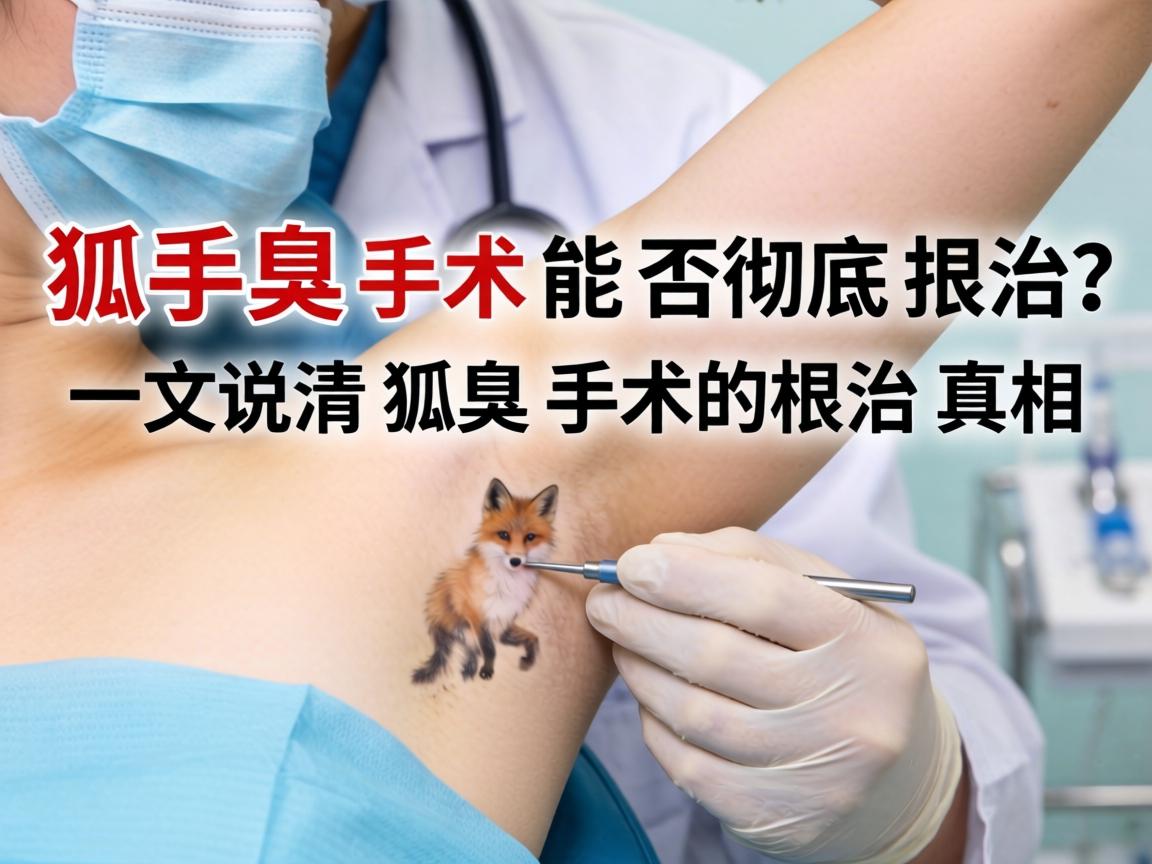 狐臭手术能否彻底根治？一文说清狐臭手术的根治真相