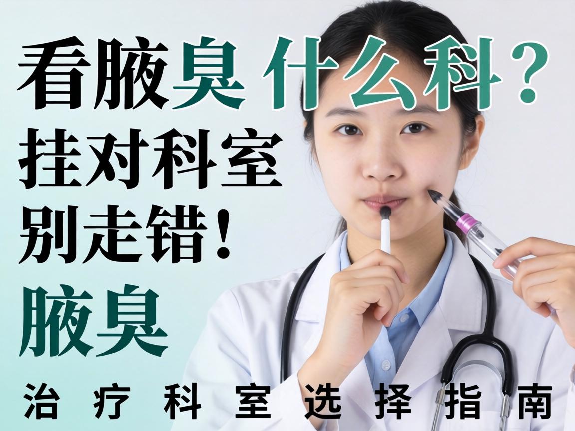 腋臭该看什么科？挂对科室别走错！腋臭治疗科室选择指南