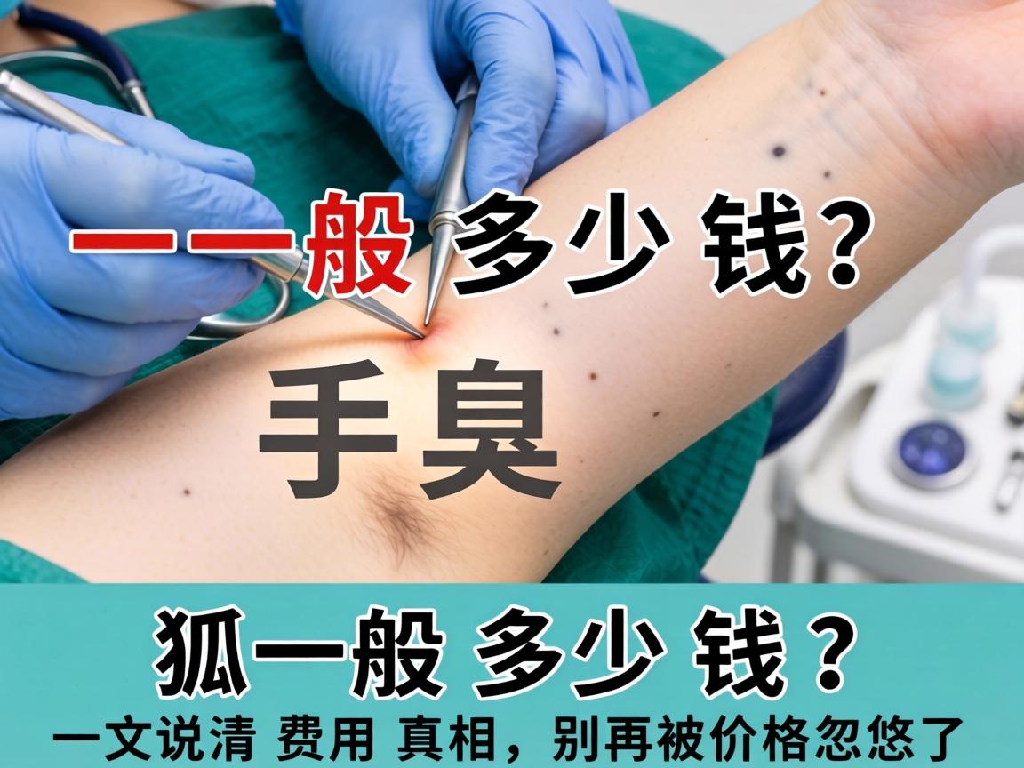 狐臭手术一般多少钱？一文说清费用真相，别再被价格忽悠了