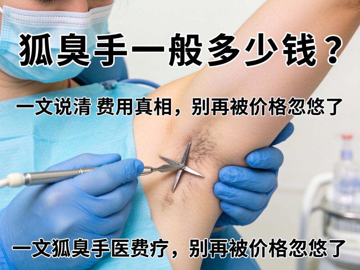 狐臭手术一般多少钱？一文说清费用真相，别再被价格忽悠了
