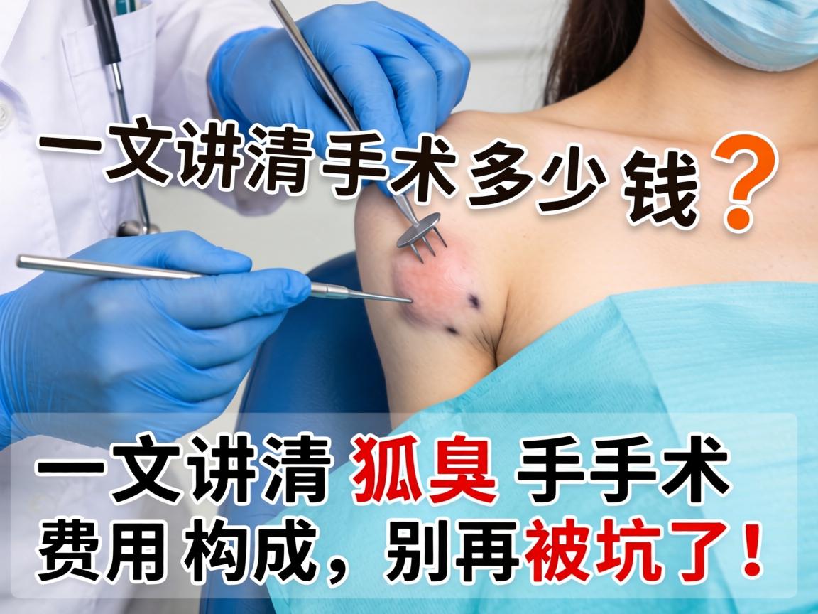 狐臭手术多少钱？一文讲清狐臭手术费用构成，别再被坑了！