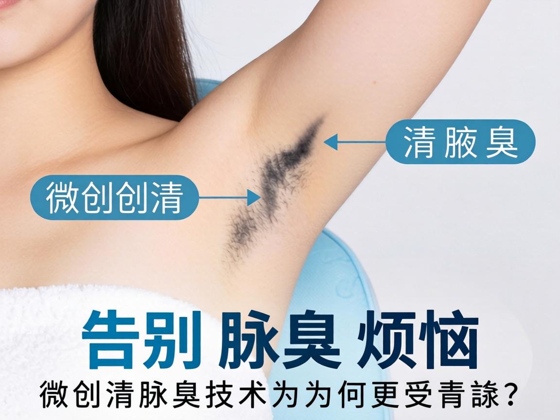 微创清腋臭，告别腋臭烦恼，微创清腋臭技术为何更受青睐？