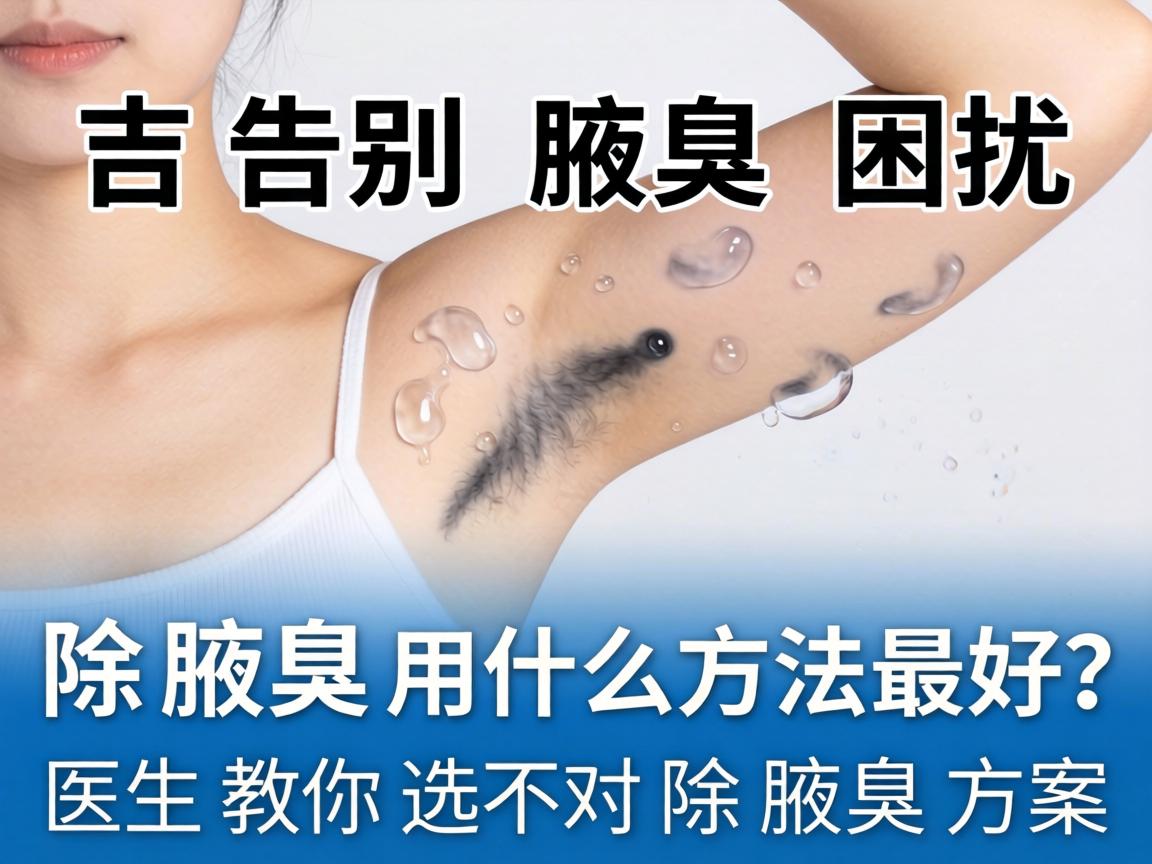 告别腋臭困扰，除腋臭用什么方法最好？医生教你选对除腋臭方案