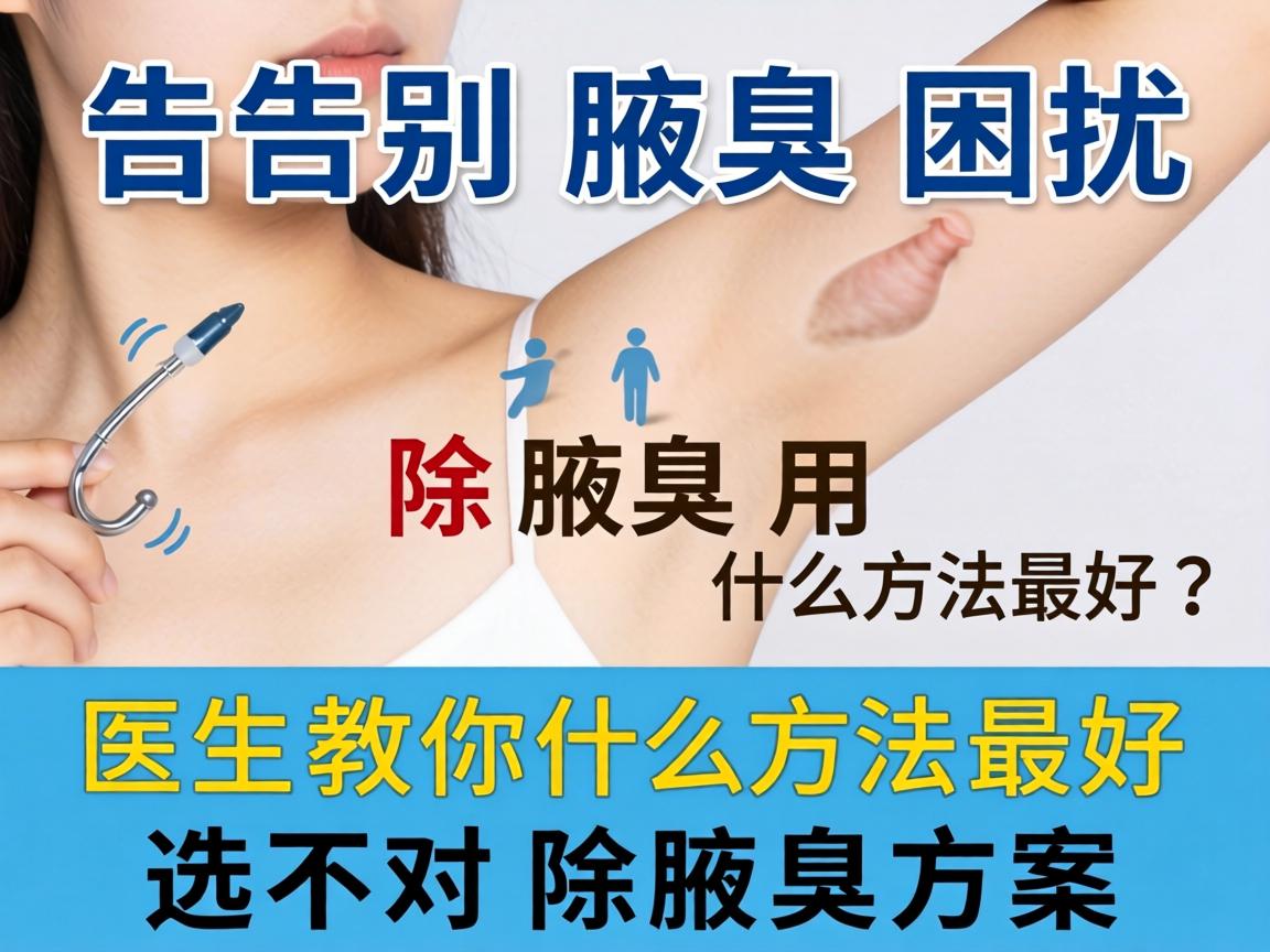告别腋臭困扰，除腋臭用什么方法最好？医生教你选对除腋臭方案