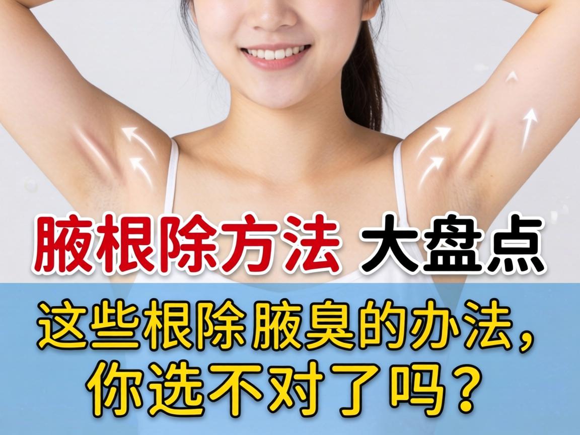 腋臭根除方法大盘点，这些根除腋臭的办法，你选对了吗？