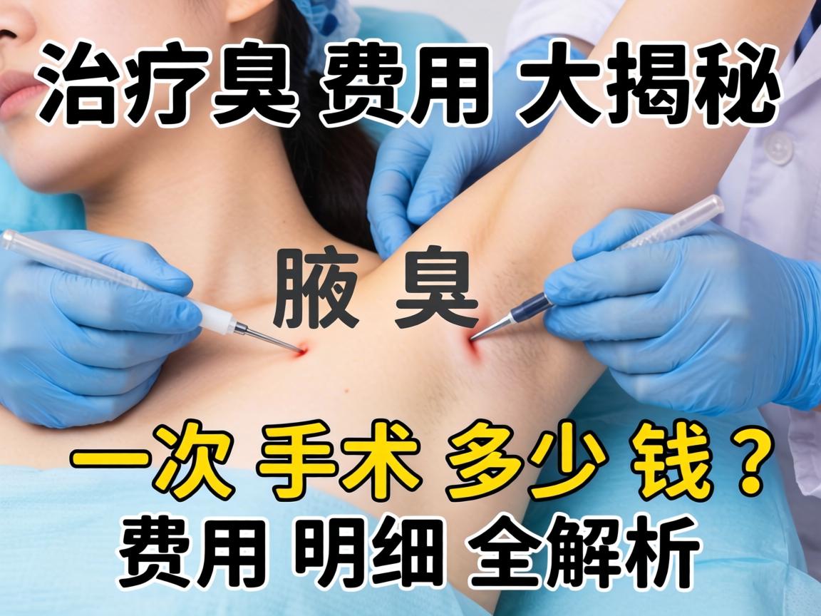 腋臭治疗费用大揭秘，一次手术多少钱？费用明细全解析