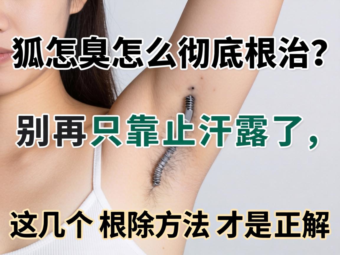 狐臭怎么彻底根治？别再只靠止汗露了，这几个根除方法才是正解