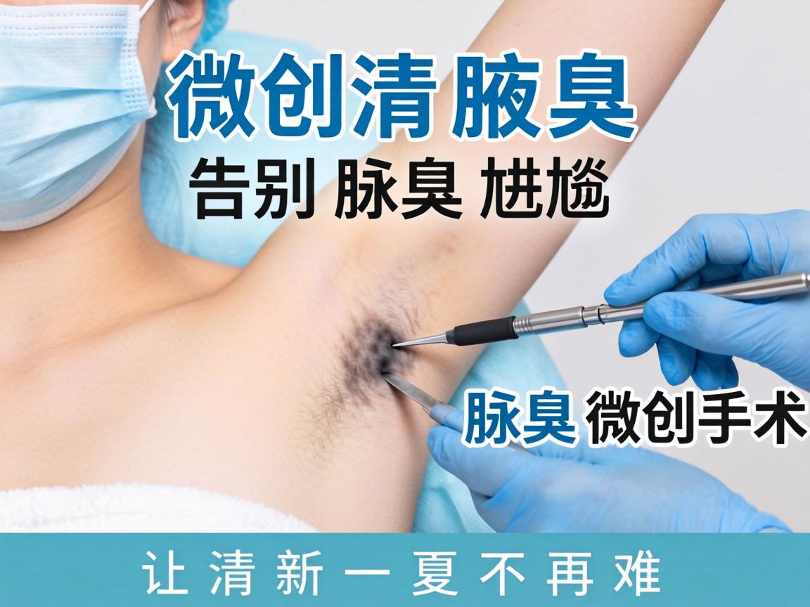 微创清腋臭,告别腋臭尴尬,腋臭微创手术,让清新一夏不再难 微创清腋臭,告别腋臭尴尬,腋臭微创手术,让清新一夏不再难