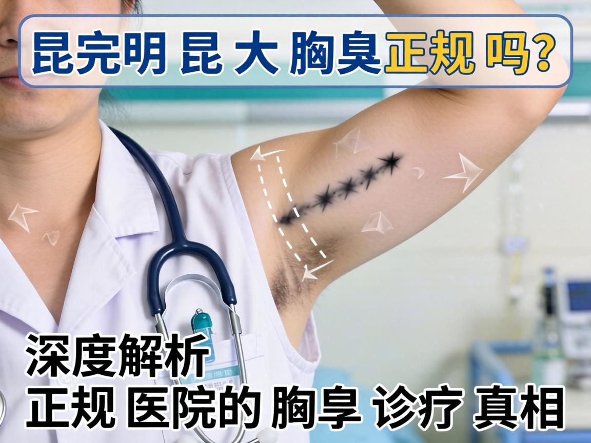 昆明昆大腋臭医院正规吗？深度解析正规医院的腋臭诊疗真相