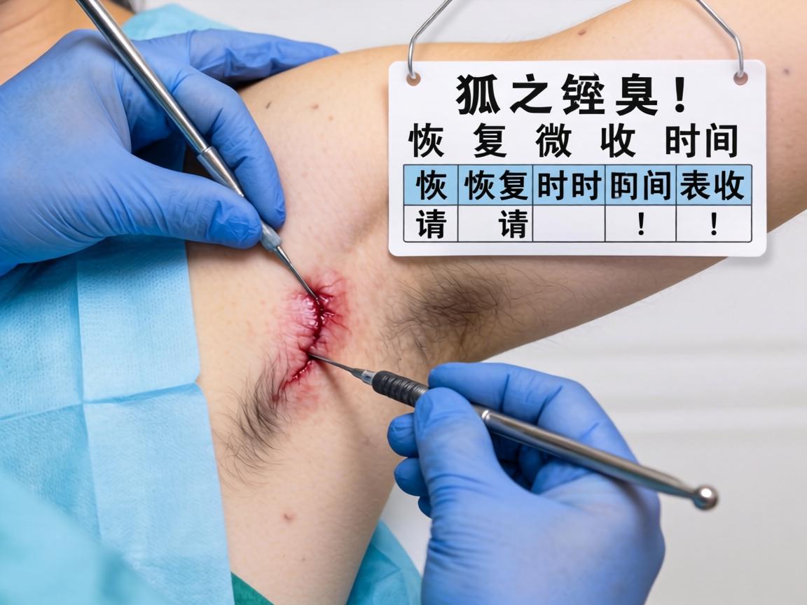 狐臭微创手术恢复时间，这份恢复时间表请收好！