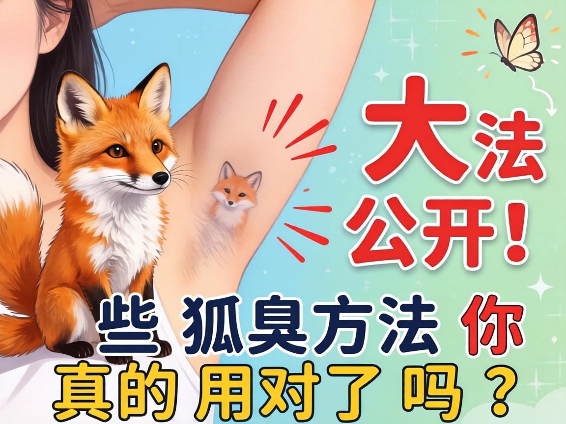 狐臭方法大公开！这些狐臭方法你真的用对了吗？
